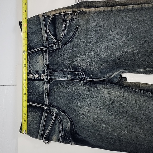 DIAMANTE BOOTCUT JEANS/ SIZE 16 - Picture 5 of 11